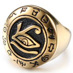 Egyptisk signetring Guld guld