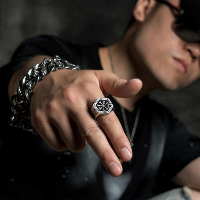 Viking Ring Sølv Herre