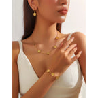 Sada 3 šperků Sedmikrásky zlato