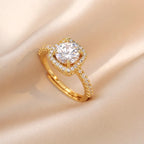 Sett med 3 smykker med zirkoner 