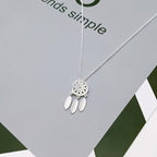 Sølv Drømmefanger Halskæde 