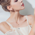 Halskæde med Lang Livets Træ Vedhæng 