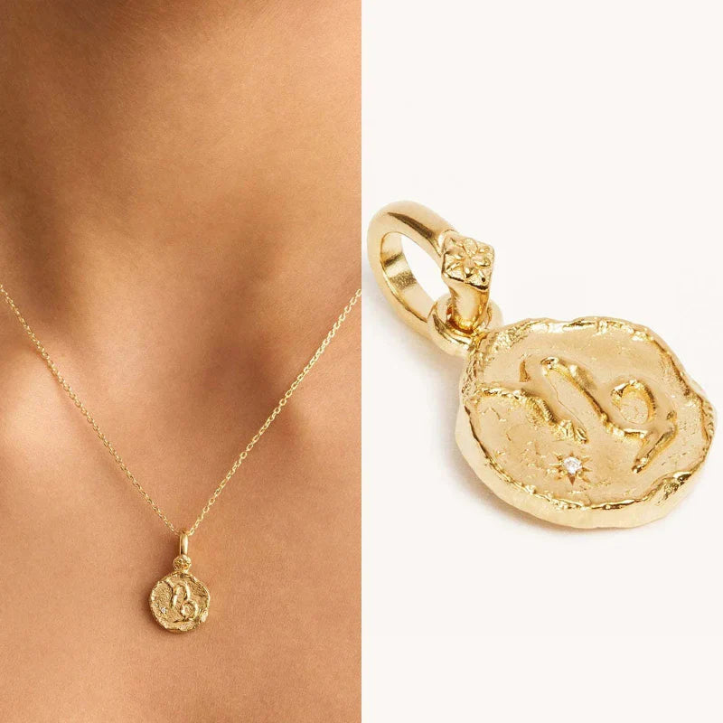 Collier avec Pendentif Astrologie Signe du Zodiaque