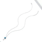 Halskjede med anheng med måne- og kattedekorasjon