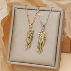 Halskæde med Kærlighedskram vedhæng