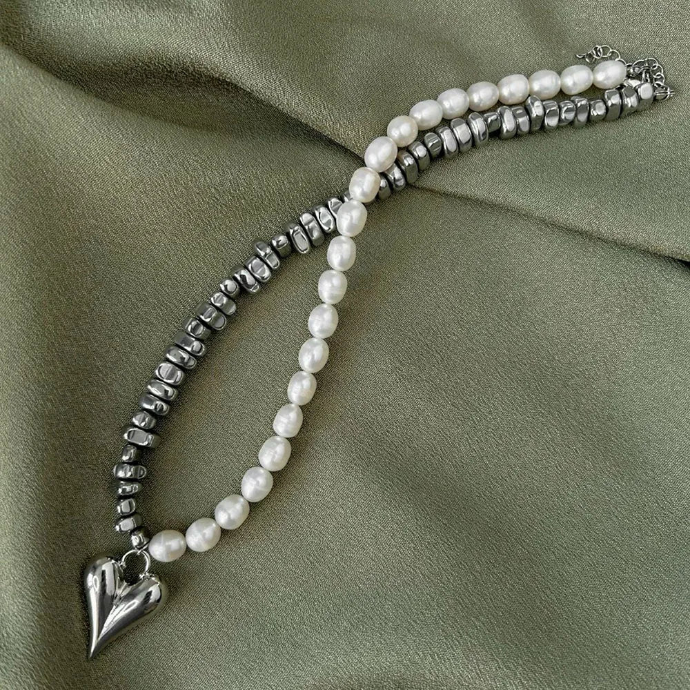 Collier avec Pendentif Coeur C