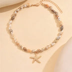 Náhrdelník s přívěskem mušle hvězdice