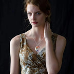 Halskæde med Halvmåne Vedhæng 7 Chakras