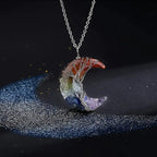 Halskæde med Halvmåne Vedhæng 7 Chakras