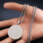 Halskjede med Metatron-kube anheng for menn eller kvinner