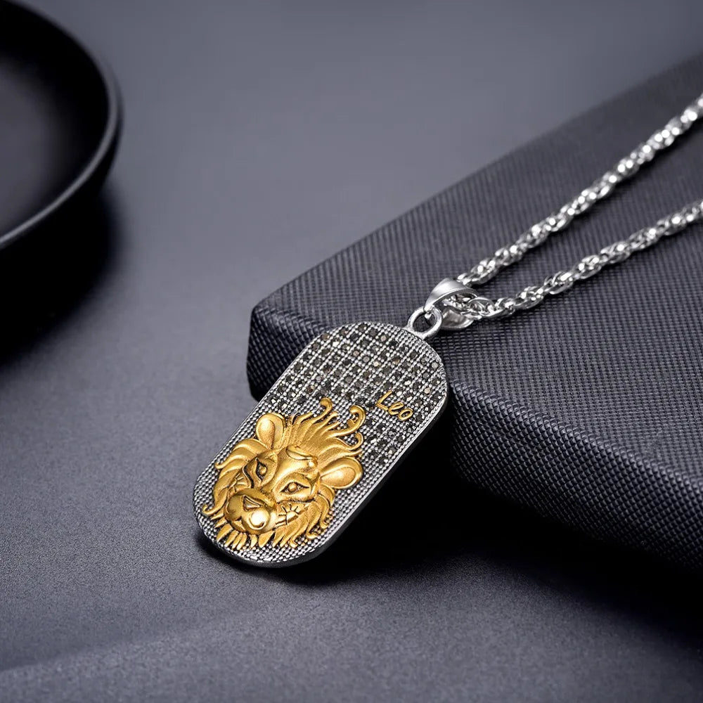 Collier avec Pendentif de Style Signe du Zodiaque Astrologique