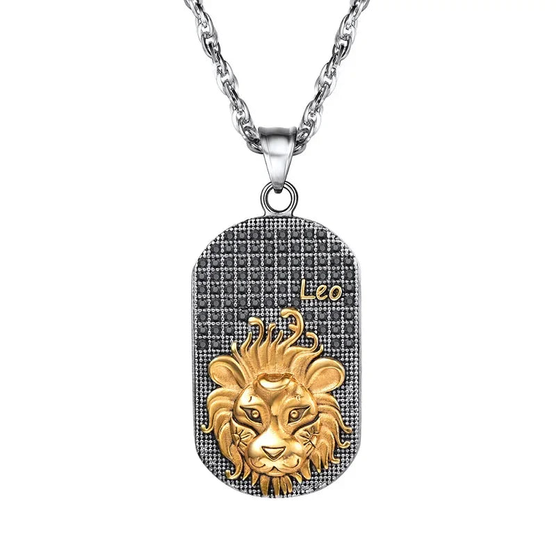 Collier avec Pendentif de Style Signe du Zodiaque Astrologique