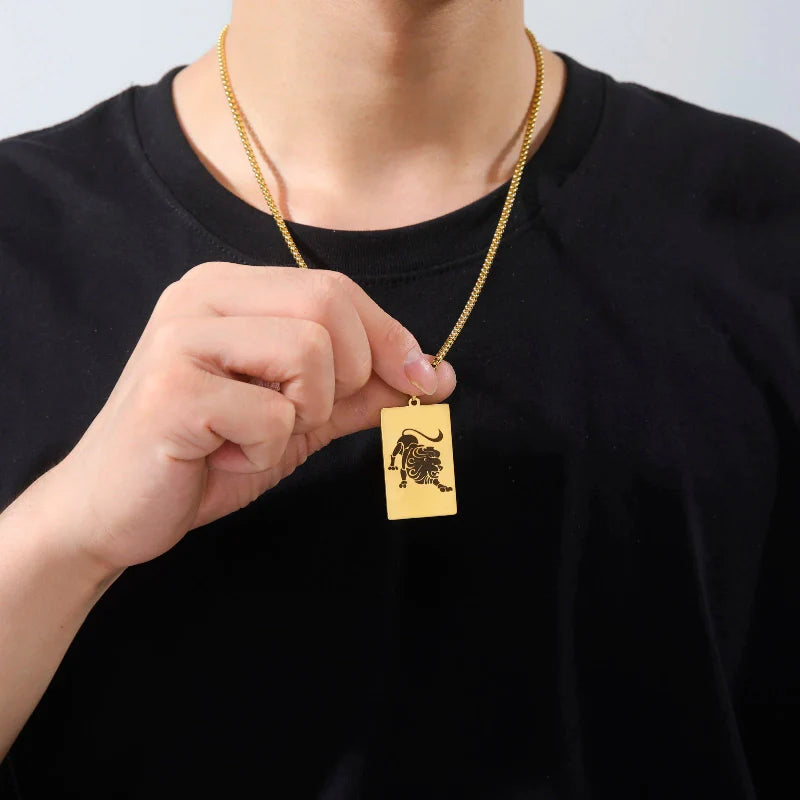 Halskæde med elegant vedhæng astrologisk stjernetegn