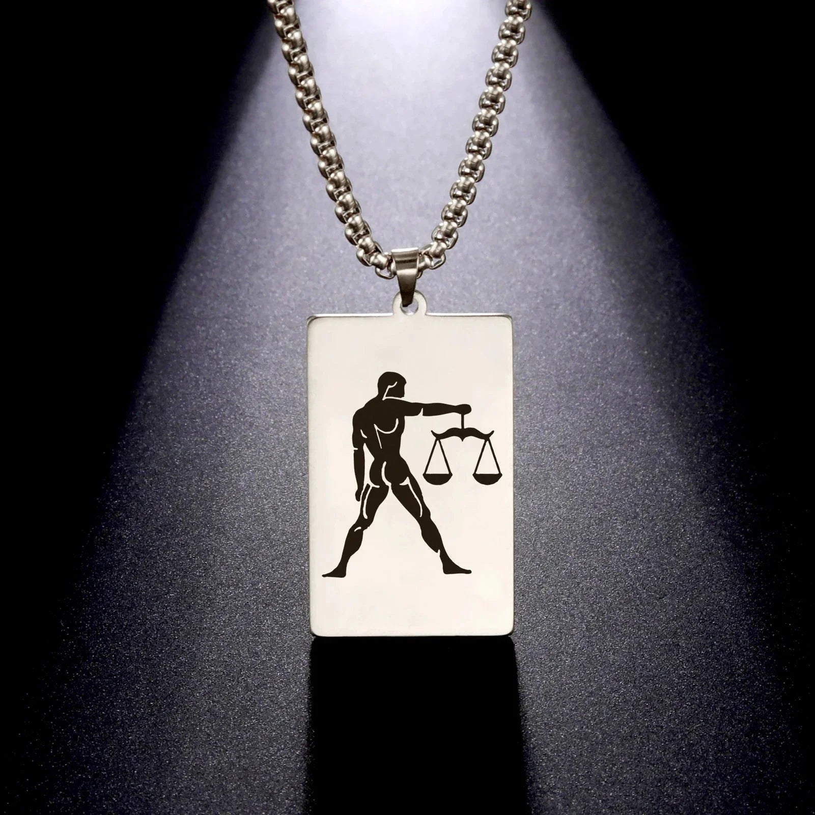 Halskæde med elegant vedhæng astrologisk stjernetegn