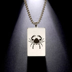 Halskjede med elegant anheng astrologisk stjernetegn