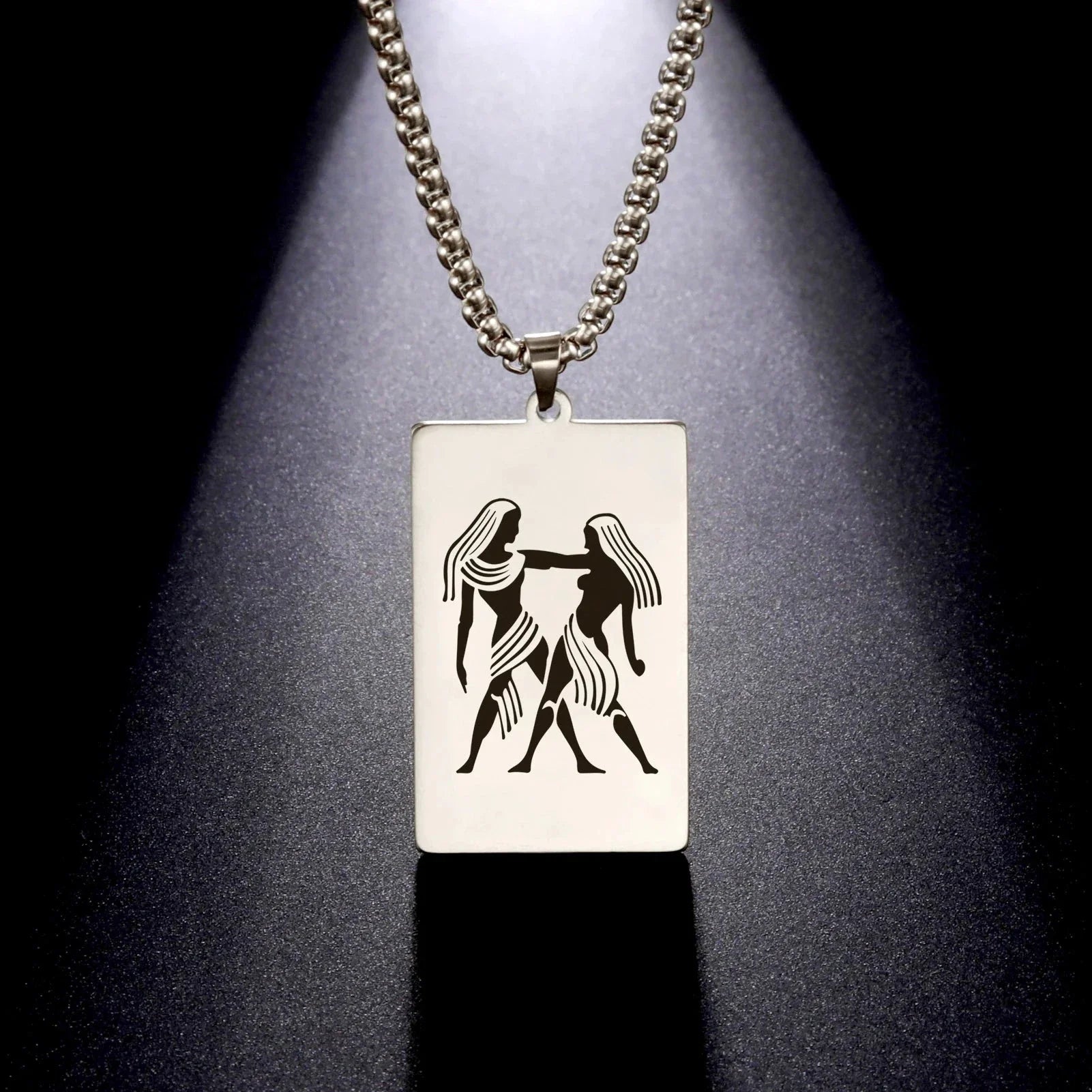 Halskæde med elegant vedhæng astrologisk stjernetegn