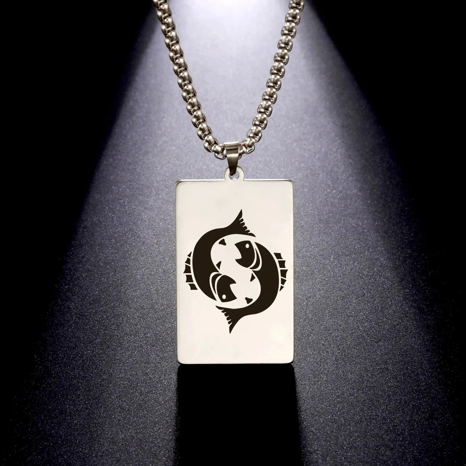 Collier avec Pendentif Elégant Signe du Zodiaque Astrologique