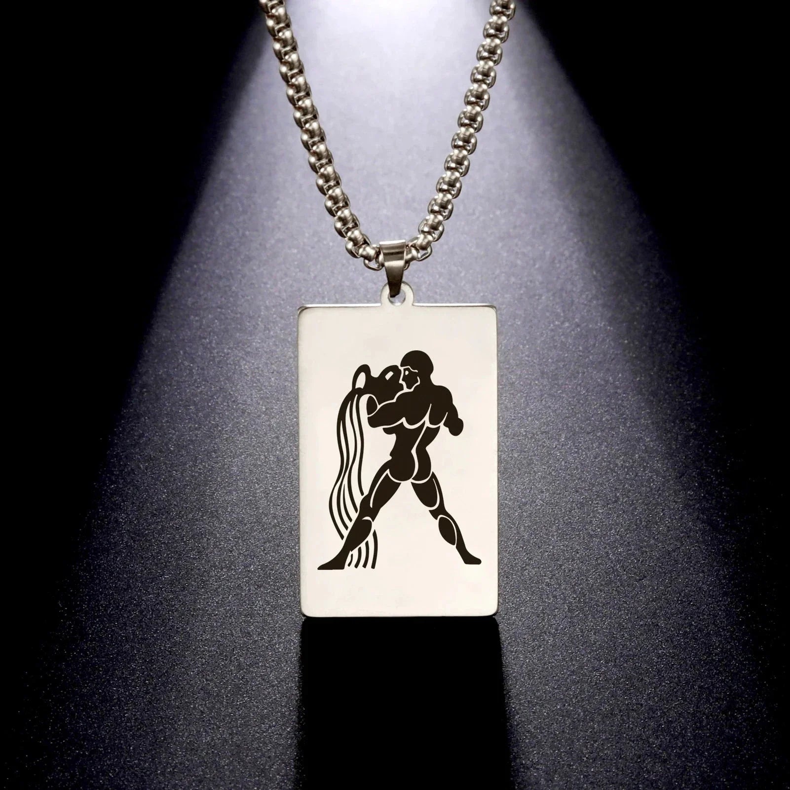 Halskæde med elegant vedhæng astrologisk stjernetegn