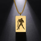 Halskjede med elegant anheng astrologisk stjernetegn