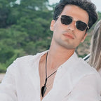 Náhrdelník s přívěskem z přírodního kamene Žraločí zub