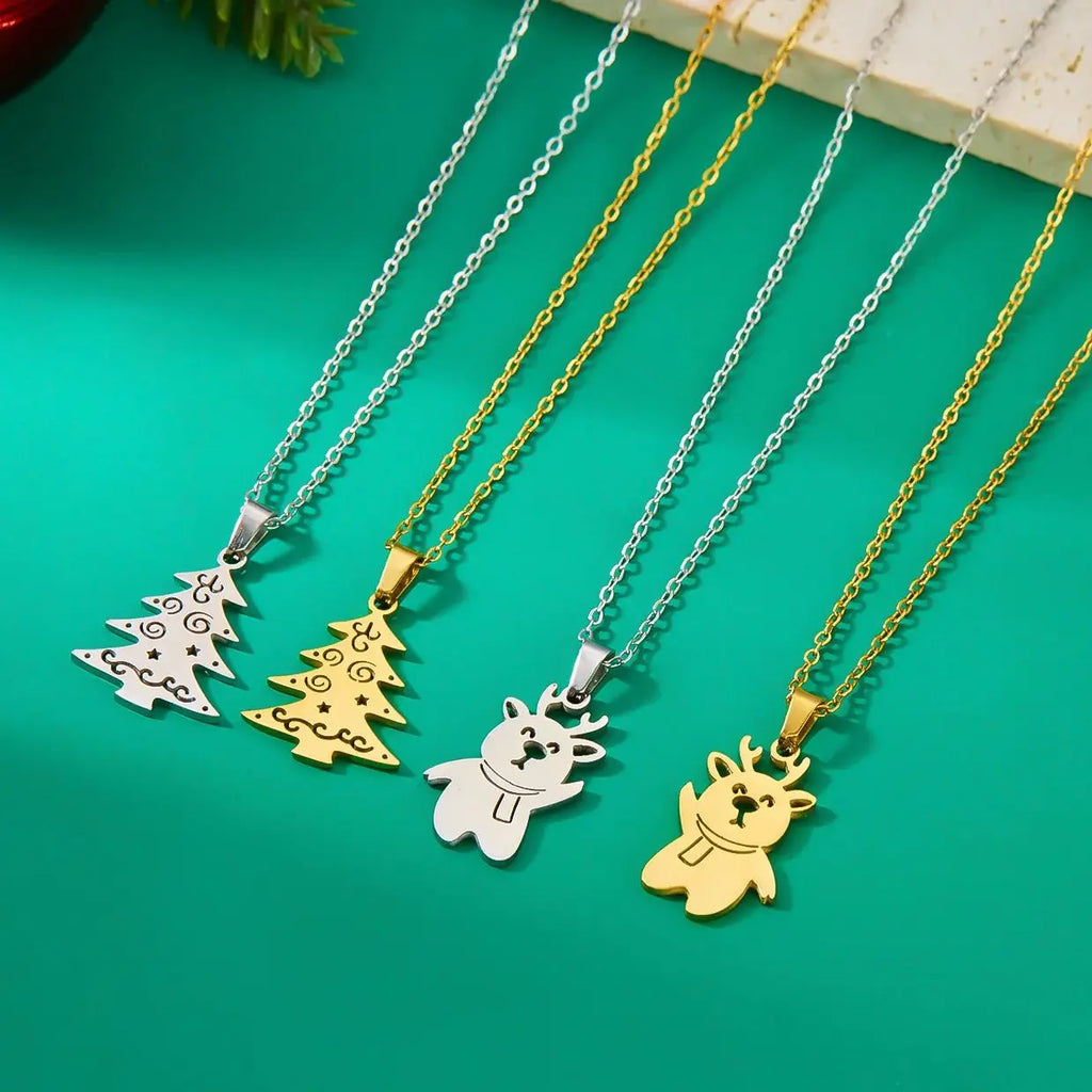 Halsband med vinterhänge