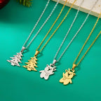 Halsband med vinterhänge