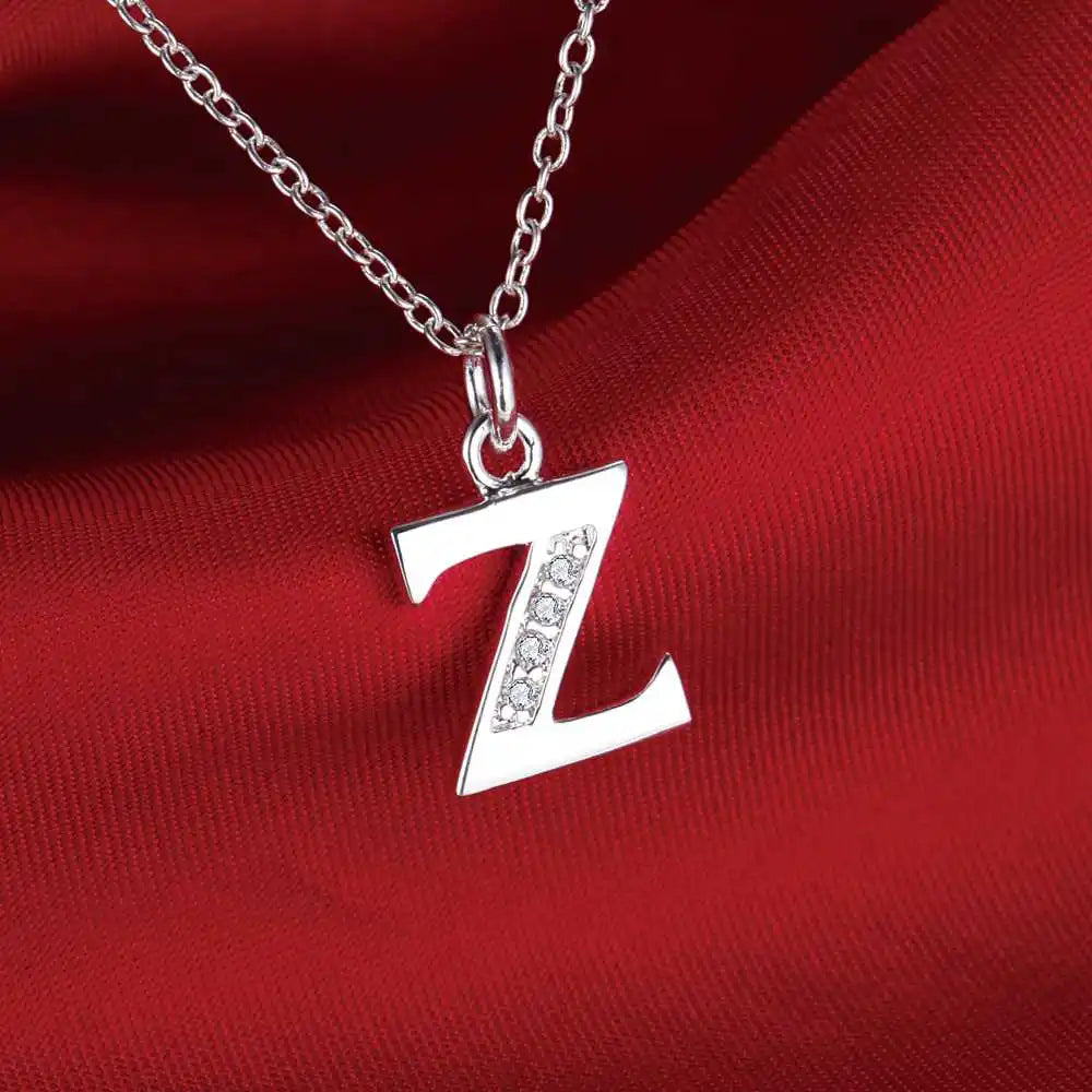 Lang halskæde med initialvedhæng z