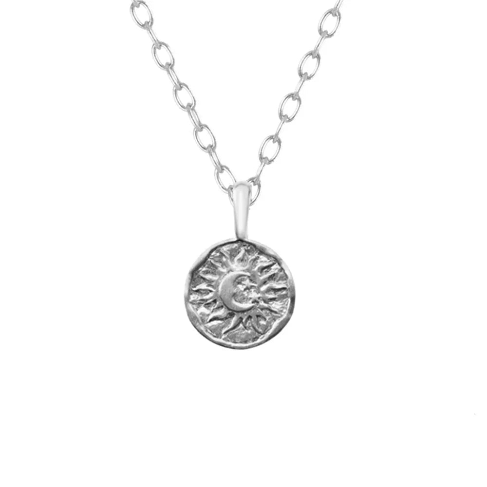 Collier avec Pendentif Lune pour Femme argent