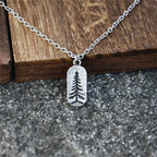 Collier avec Pendentif Sapin argent
