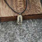 Collier avec Pendentif Sapin or