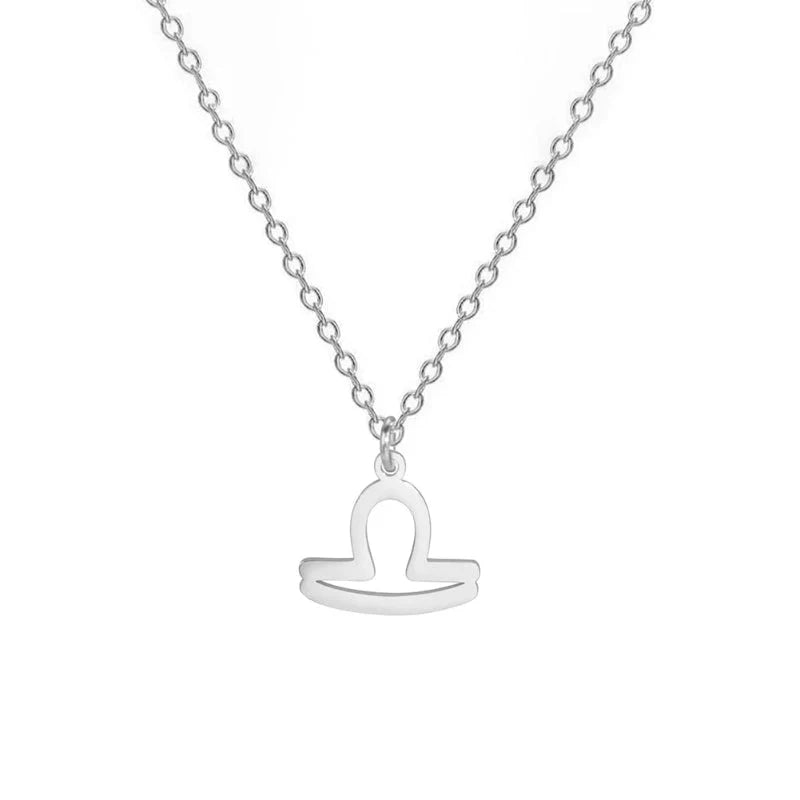 Collier avec Pendentif Dorés Signe du Zodiaque