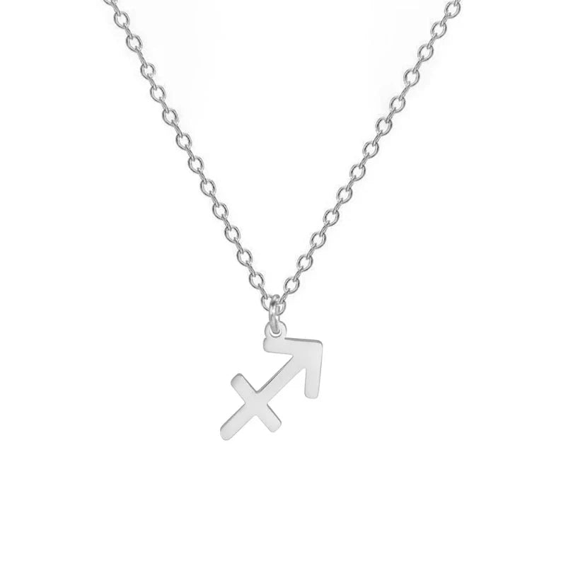 Collier avec Pendentif Dorés Signe du Zodiaque