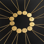 Halskæde med astrologisk stjernetegn vedhæng til mænd eller kvinder