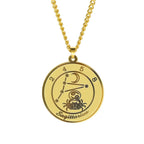 Halskæde med astrologisk stjernetegn vedhæng til mænd eller kvinder