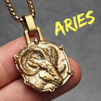 Halskjede med stjernetegn anheng