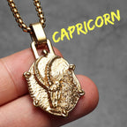 Halskjede med stjernetegn anheng