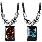 Halskæde med stjernetegn vedhæng til mænd