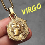 Halskjede med stjernetegn anheng