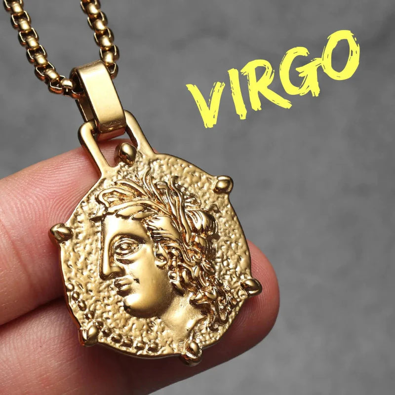 Collier avec Pendentif Signe du Zodiaque