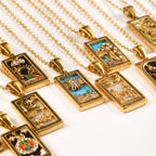 Collier avec Pendentif Tarot