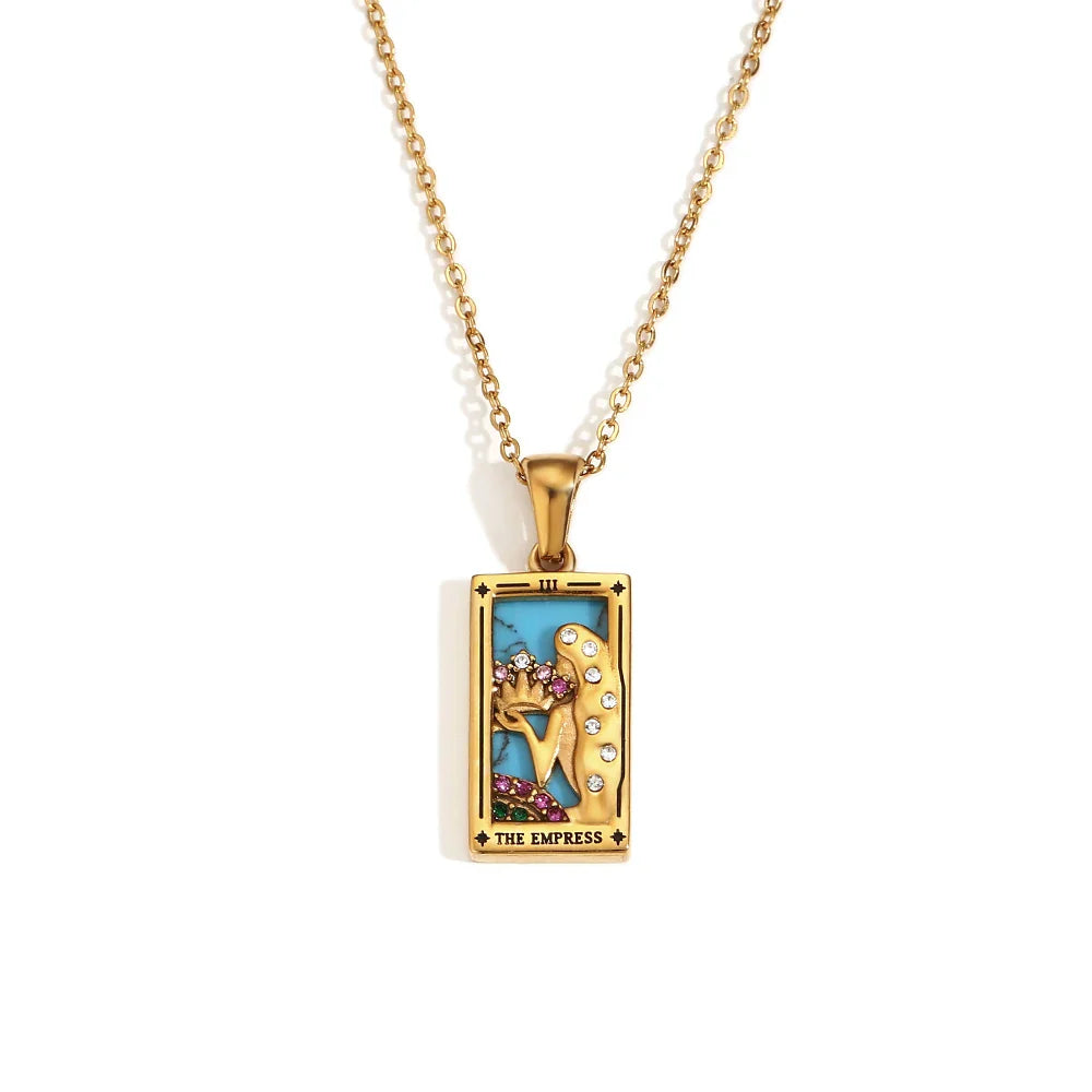 Collier avec Pendentif Tarot