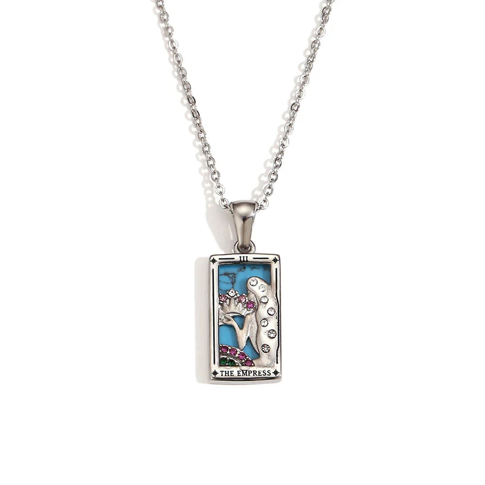 Collier avec Pendentif Tarot