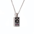 Collier avec Pendentif Tarot