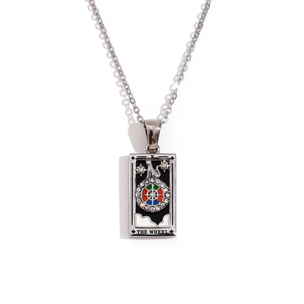 Collier avec Pendentif Tarot