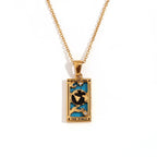 Collier avec Pendentif Tarot