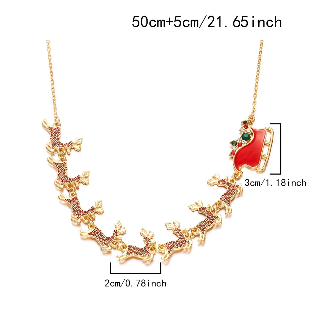 Halsband med julgranshänge