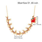 Halsband med julgranshänge