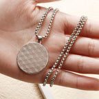 Náhrdelník s přívěskem Yin Yang černá a bílá