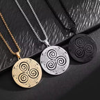 Keltisk Halskæde Triskel Viking Vedhæng til Mænd og Kvinder Nordisk 