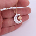 Halvmåne Halskæde Vedhæng til Kvinder